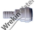 NC448 Hose Connector 15mm Push Fit with 1/2in Barb